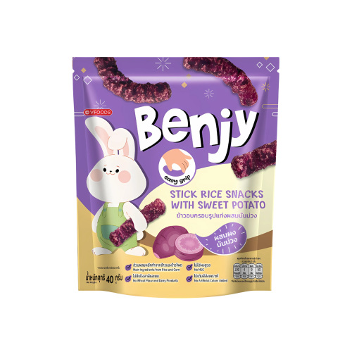 Benjy Stick Rice Snacks With Sweet Potato Flavor 40g