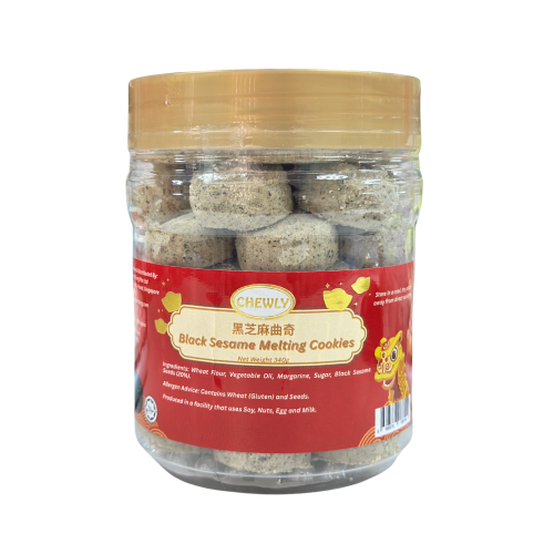 Chewly Black Sesame Melting Cookies 340g