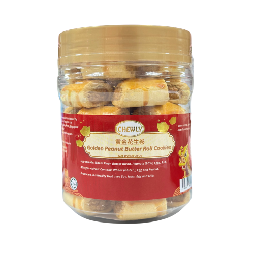 Chewly Golden Peanut Butter Roll 380g