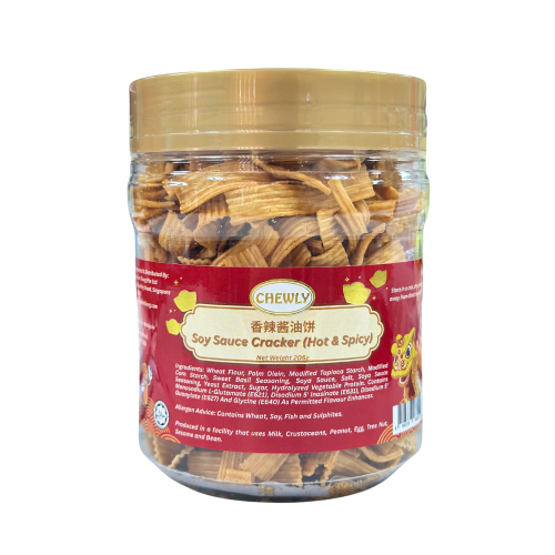 Chewly Soya Sauce Cracker (Hot and Spicy) 205g
