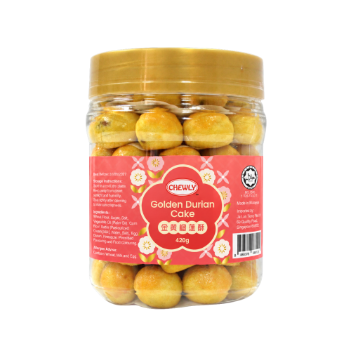 Chewly Golden Durian Cake 420g