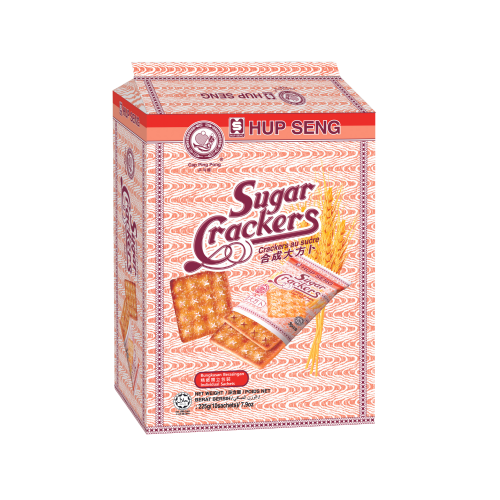 Hup Seng Sugar Cracker 225g (10s)