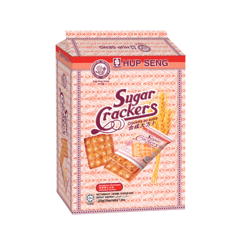 Hup Seng Sugar Cracker 225g (10s)