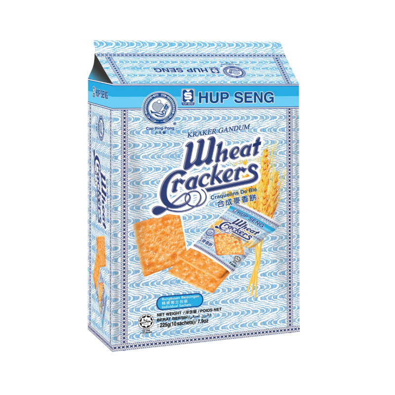 Hup Seng Wheat Cracker 225g (10s)