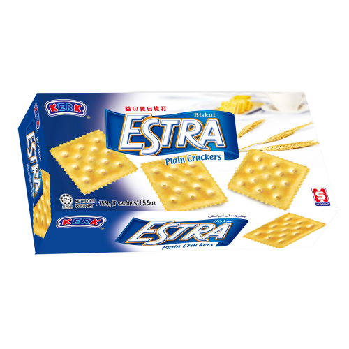 Kerk Estra Plain Cracker 156g (7s) Box Kerk Estra Plain Cracker 156g (7s) Box