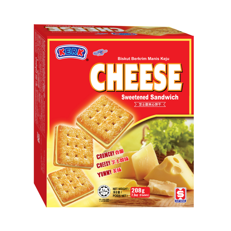 Kerk Sweetened Cheese Sandwich 208g (8s)