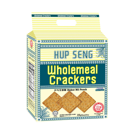 Hup Seng Wholemeal Cracker CA 230g (10s) Hup Seng Wholemeal Cracker CA 230g (10s)