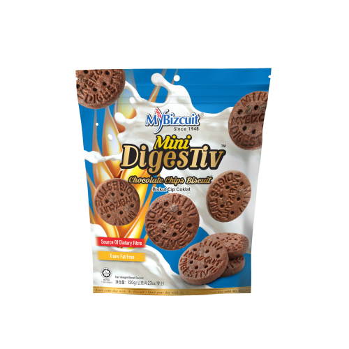 MyBizcuit Mini Digestive Chocolate Biscuit 120g MyBizcuit Mini Digestive Chocolate Biscuit 120g