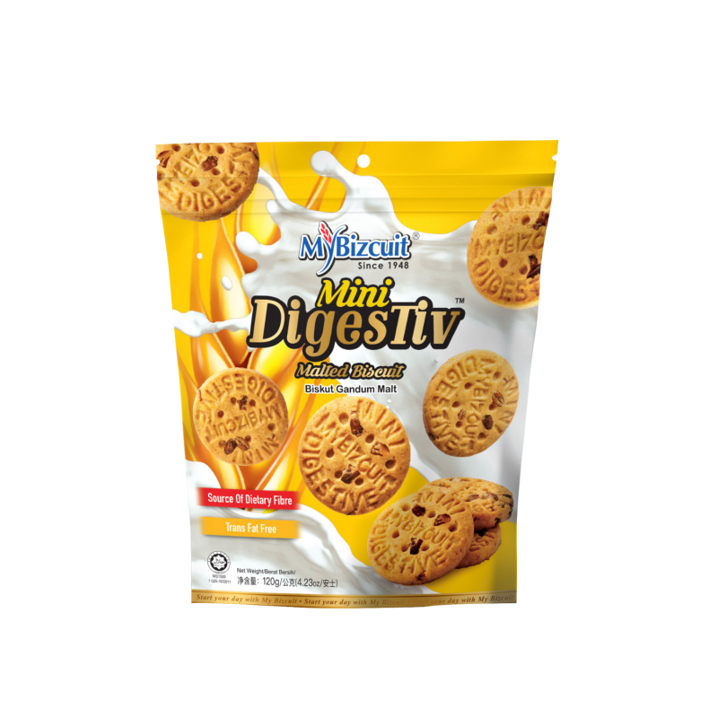 MyBizcuit Mini Digestive Malted Biscuit 120g MyBizcuit Mini Digestive Malted Biscuit 120g