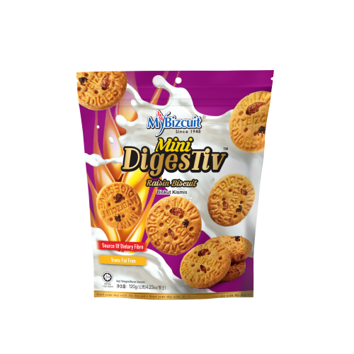 MyBizcuit Mini Digestive Raisin Biscuit 120g