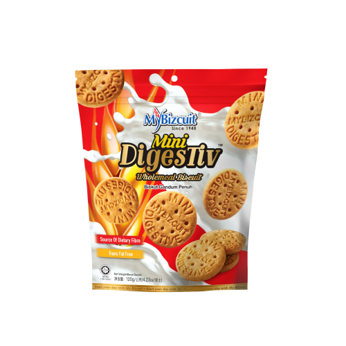 MyBizcuit Mini Digestive Wholemeal Biscuit 120g MyBizcuit Mini Digestive Wholemeal Biscuit 120g