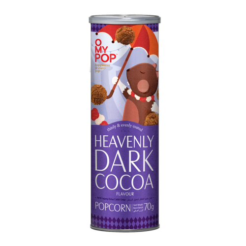 Omypop Popcorn Dark Cocoa 70g
