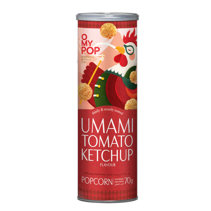 Omypop Popcorn Tomato Ketchup 70g