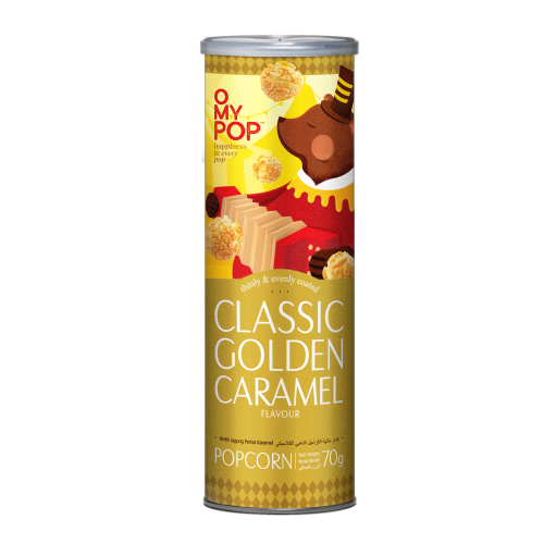 Omypop Popcorn Golden Caramel 70g