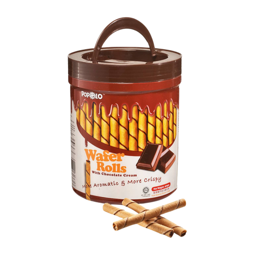 Popolo Chocolate Wafer Roll 400g Popolo Chocolate Wafer Roll 400g