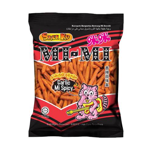 Snek Ku Garlic Spicy Mimi Prawn 70g