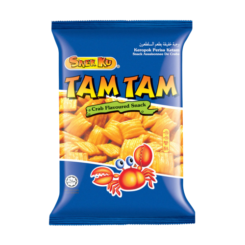 Snek Ku Tam Tam Crab 70g Snek Ku Tam Tam Crab 70g